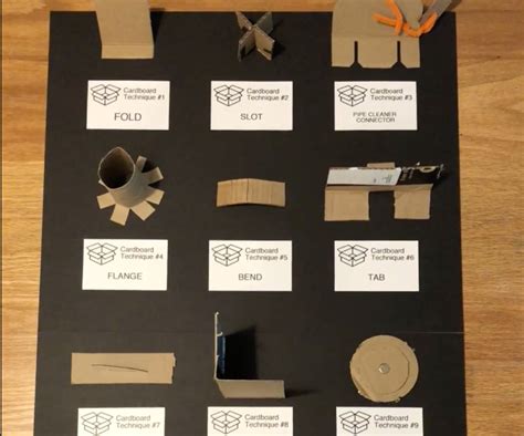 cardboard joining methods|11 Ways to Cut and Connect Cardboard .